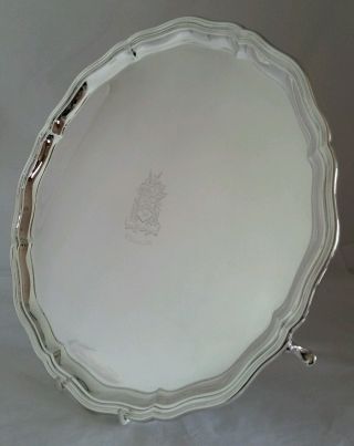 A George V Sterling Silver Salver.  Sheffield 1921.  By Northern Goldsmiths Co.
