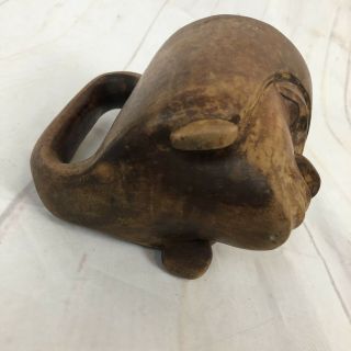 Carved Wooden Mug Vintage Tiki Cup 4