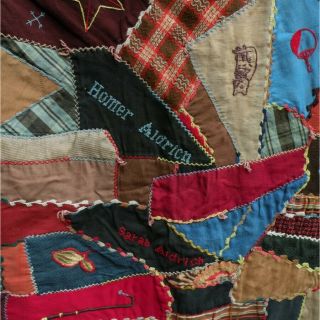 ANTIQUE DATED 1885 SOUTHERN CRAZY QUILT FREDERICKSBURG VA.  AAFA 2