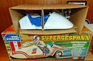 Mega Rare Evel Knievel Sidewinder Cycle,  70 