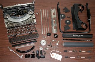 Near Restored Vintage 1938 Remington Premier Typewriter Platen 11