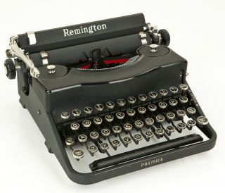 Near Restored Vintage 1938 Remington Premier Typewriter Platen