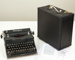 Near Restored Vintage 1938 Remington Premier Typewriter Platen 5