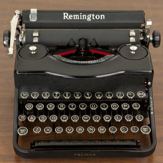 Near Restored Vintage 1938 Remington Premier Typewriter Platen 7