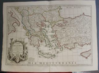 Greece Greek Isles Macedonia Turkey Balkan 1780 De L 