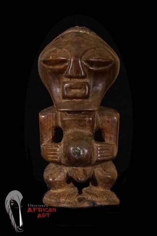 Handsome Songye Kelebwe Figure 12 " - Dr Congo - African Art
