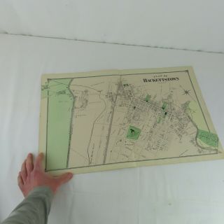 1874 Map Plan of Hackettstown,  NJ F.  W.  Beers Warren County 2 Page 6