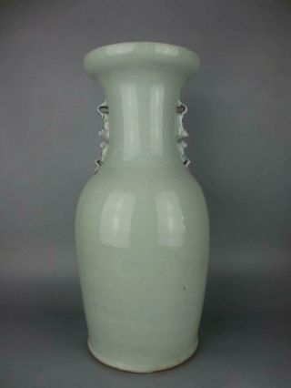 Chinese antique porcelain blue and green Decorative pattern Vase 4