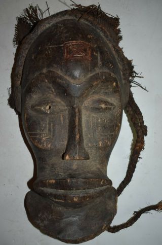 Orig $299chockwe Mask Early 1900s 14 " Prov