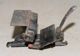 Antique Cast Iron Business Card Miniature Printing Press Collectible Early Tool