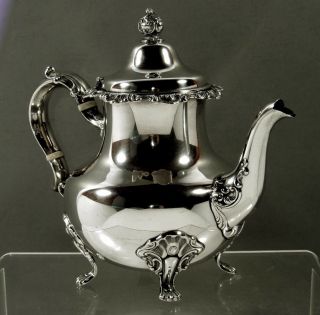 Gorham Sterling Tea Set 1960 Strasbourg - No Mono 3