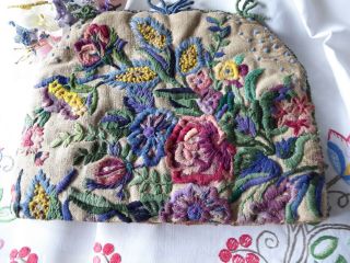 Vintage Hand Embroidered Padded Tea Cozy/teapot Cover - Embroidery