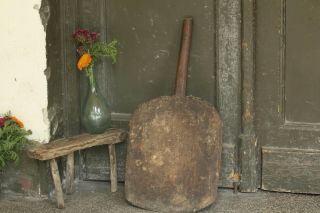 Antique Serving Bread Board Vintage Country Primitive Wood Large Oven Shovel