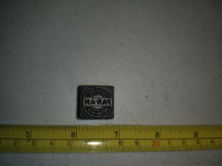 Vintage Letterpress Printing Block Pan - Am Gasoline Motor Oils Advertising 2