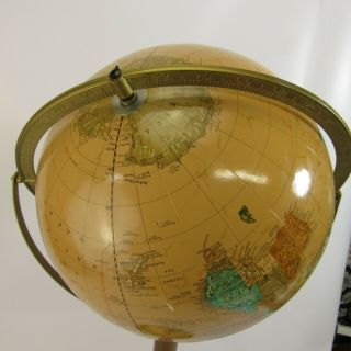 Vintage Cram ' s Imperial World Globe Floor Stand 35 