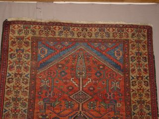 WONDERFUL ANTIQUE GORGEOUS KURDISH RUG HG 4