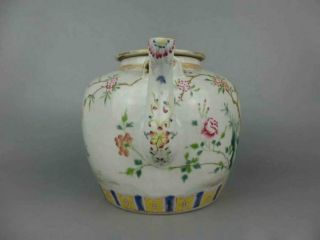 Chinese antique porcelain famille verte Patterns and Animal Patterns teapot 2