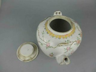 Chinese antique porcelain famille verte Patterns and Animal Patterns teapot 6
