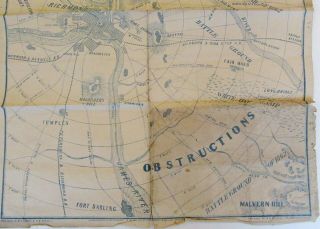 1864 Forbes ' and Complete Map of Richmond and Its Fortifications - Civil War 6