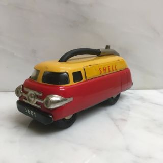 Vintage Schuco W.  Germany Made Shell Radiant 5601 Charging Van For Plane/car.