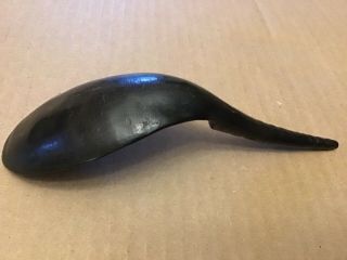 Vintage NW coast Native American carved Horn spoon.  Great piece Estate find 3