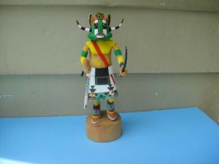 Large Hopi Kachina Doll Hand Carved Painted First 1st Mesa Artist Signed