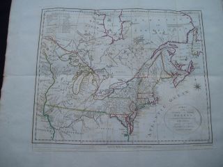 1792 Stockdale Morse Map United States Western North West Territory North States