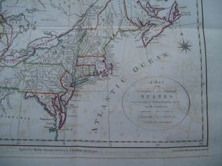 1792 Stockdale Morse Map United States Western North West Territory North States 2