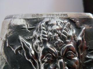 GORHAM STERLING SILVER VESTA MATCH SAFE CASE 