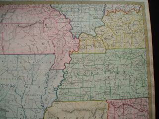 1833 Baldwin Cradock SDUK Map Mississippi Alabama Kentucky Arkansas Missouri 2
