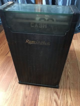 Antique Remington Cash Register With Glass 2