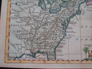 1763 Entick Map Colonial United States Canada Louisiana British Colonies Rare 9