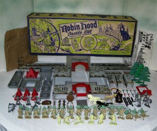 Marx 4724 Series 1000 Robin Hood Castle Playset From 1956
