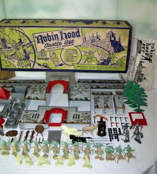 Marx 4724 Series 1000 Robin Hood Castle Playset from 1956 3
