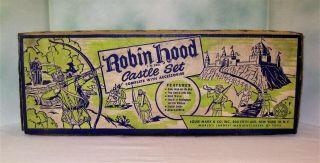 Marx 4724 Series 1000 Robin Hood Castle Playset from 1956 5