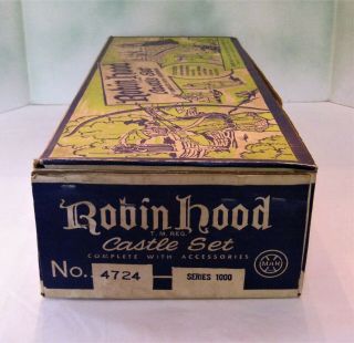 Marx 4724 Series 1000 Robin Hood Castle Playset from 1956 9