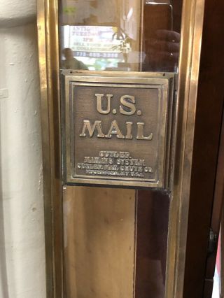 ANTIQUE CUTLER MAIL CHUTE FROM THE CHICAGO BOARD OF TRADE BUILDING 4