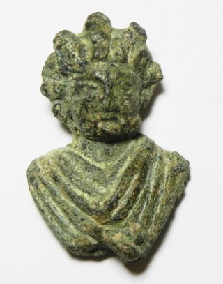 Zurqieh - As8649 - Ancient Roman.  Bronze Bust.  100 - 200 A.  D