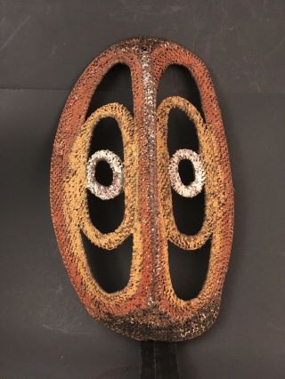 Papua Guinea Yam Mask Abelam Woven Harvest Mask Natural Pigments