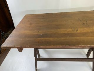 RARE ANTIQUE INDUSTRIAL DIETZGEN DRAFTING TABLE 4