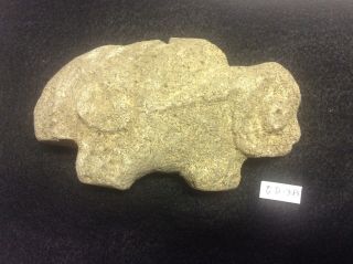 (gd - Xa) Pre - Columbian Southern Arawak Stone Carving.  Ca 300bc - 600ad