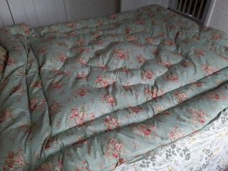 Vintage 1930s/40s Feather Eiderdown,  Double Size 4