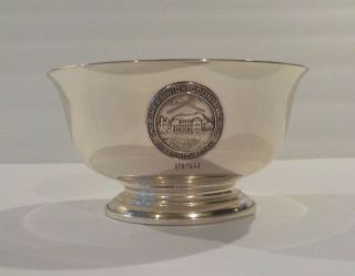Currier & Roby Ny Sterling Silver Bowl,  Greenwich Ct Golf Trophy,  C.  1950