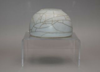 A276 Porcelain Glazed Guan Kiln Brush - washing Utensil with Golden Crack Design 3