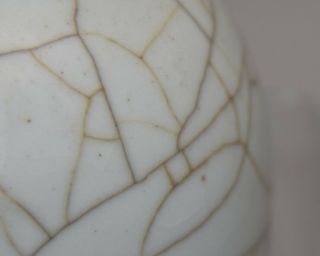 A276 Porcelain Glazed Guan Kiln Brush - washing Utensil with Golden Crack Design 6