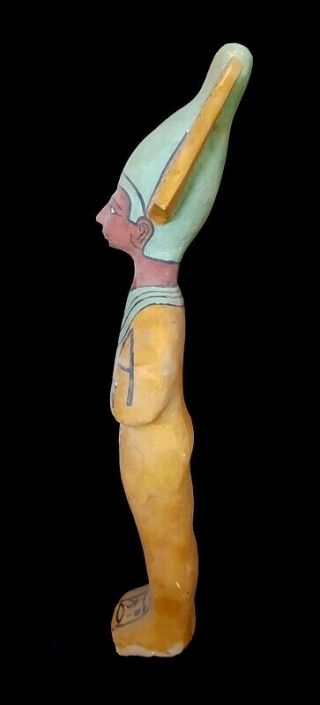Rare Wonderful Egyptian Ancient Egyptian Huge Wooden Statue 42.  5 CM 5