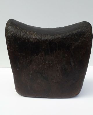 African Tribal Headrest.  Wood Carving.  Gurage Ethiopia.