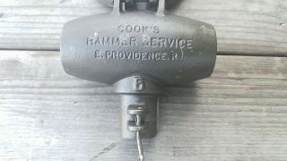 Vintage Cook ' s Hammer Service 5 Lead Casting Mold Ladle 2