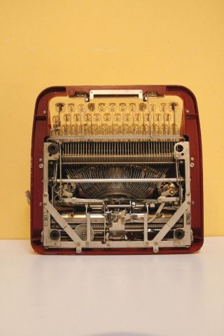 Rare Cole Steel ABC Typewriter - Orange 11