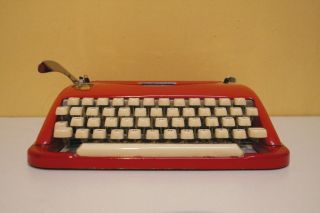 Rare Cole Steel ABC Typewriter - Orange 8